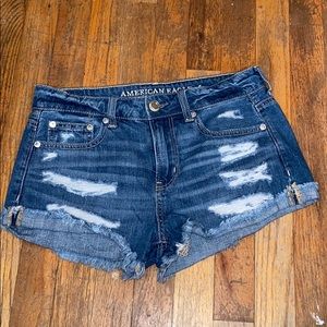American eagle jean shorts